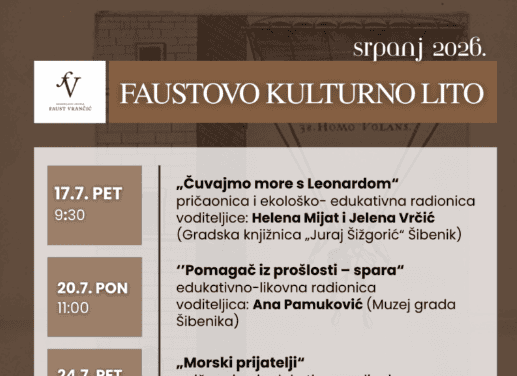 Faustovo kulturno ljeto 2026. – program za srpanj i kolovoz